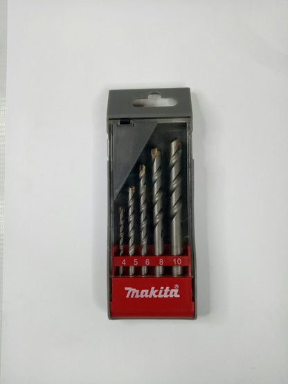 MAKITA D-05175 TCT Masonry Drill Bit Set 5pcs.