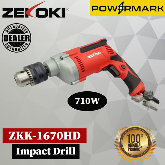 ZEKOKI ZKK-1670HDK Impact Drill with Tool Kit 710W