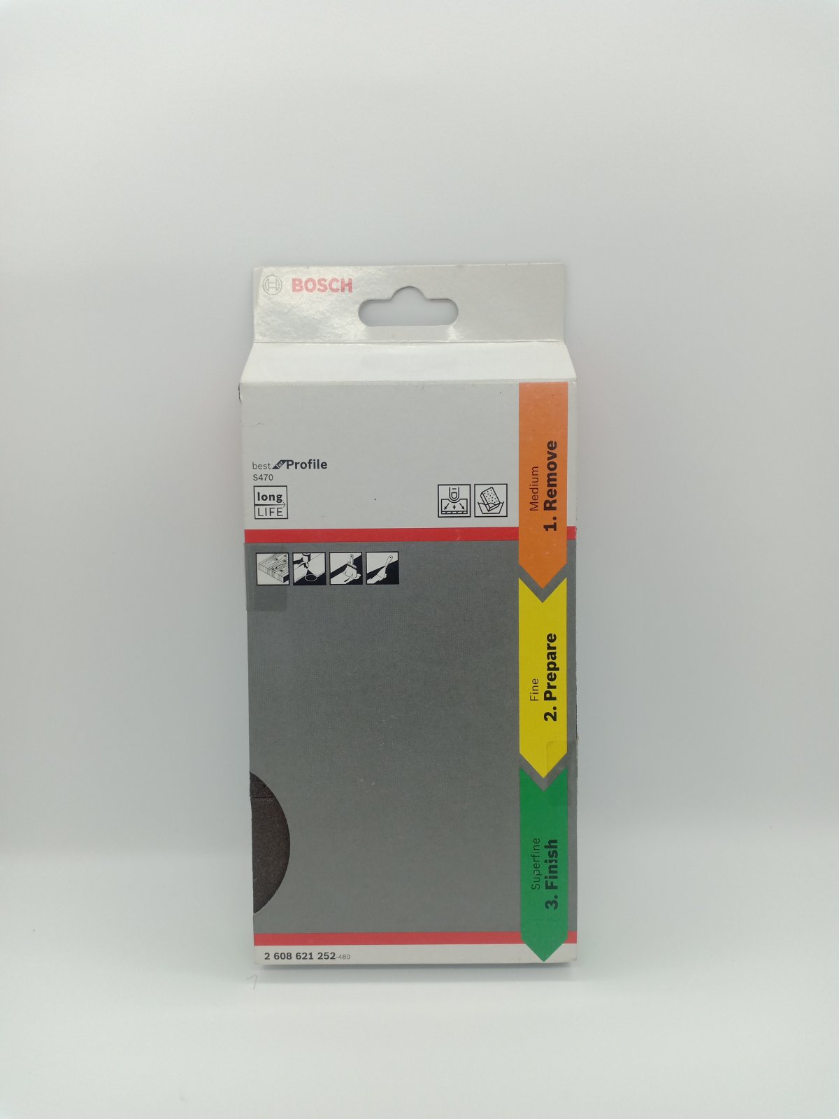 BOSCH 2608621252 Foam Abrasives Foam Set Profile (3 pcs.)