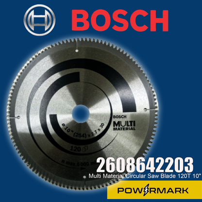 BOSCH 2608642203 Multi Material Circular Saw Blade 120T 10"