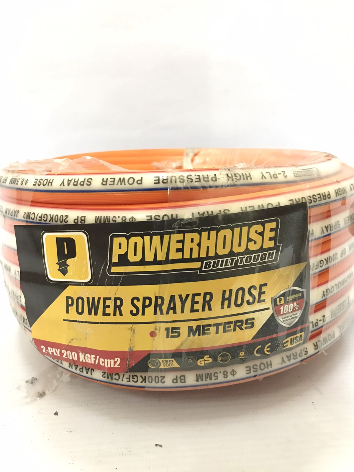 POWERHOUSE 2-PLY 200 KGF/CM2 Power Sprayer Hose 15 Meters