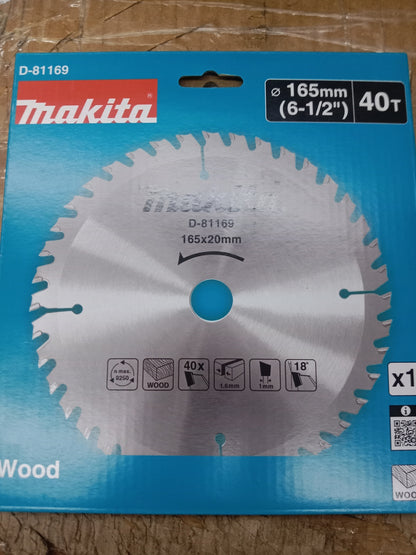 MAKITA D-81169 Circular Saw Blade for Wood 40T (new model)