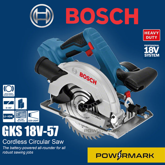 BOSCH GKS 18V-57 Cordless Circular Saw (Bare Tool)