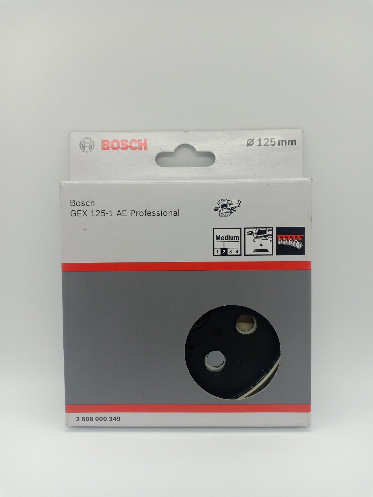 BOSCH 2608000349 Backing Pad for GEX 125-1 AE Professional 125 mm