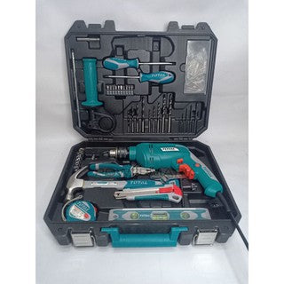 TOTAL THKTHP1012 Hammer Drill 650W with Tool Set (101 pcs.)