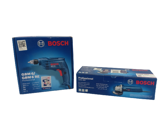 [BUNDLE] BOSCH GBM 6 RE Electric Drill + BOSCH GWS 060 Angle Grinder