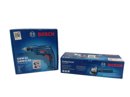 [BUNDLE] BOSCH GBM 6 RE Electric Drill + BOSCH GWS 060 Angle Grinder