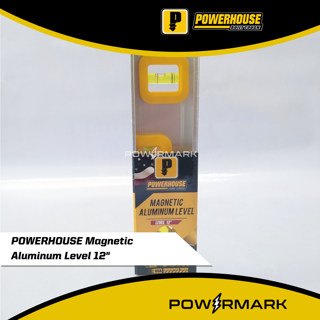 POWERHOUSE Magnetic Aluminum Level (12")