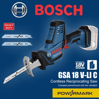 BOSCH GSA 18 V-Li C Cordless Sabre Saw (Bare Tool)