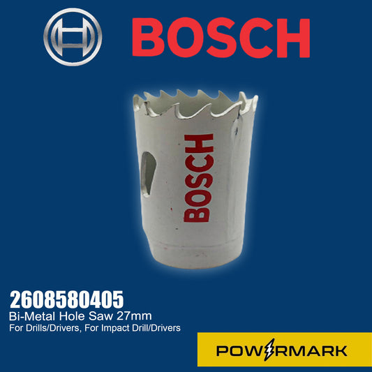 BOSCH 2608580405 Bimetal Hole Saw HSS-BiM 27mm