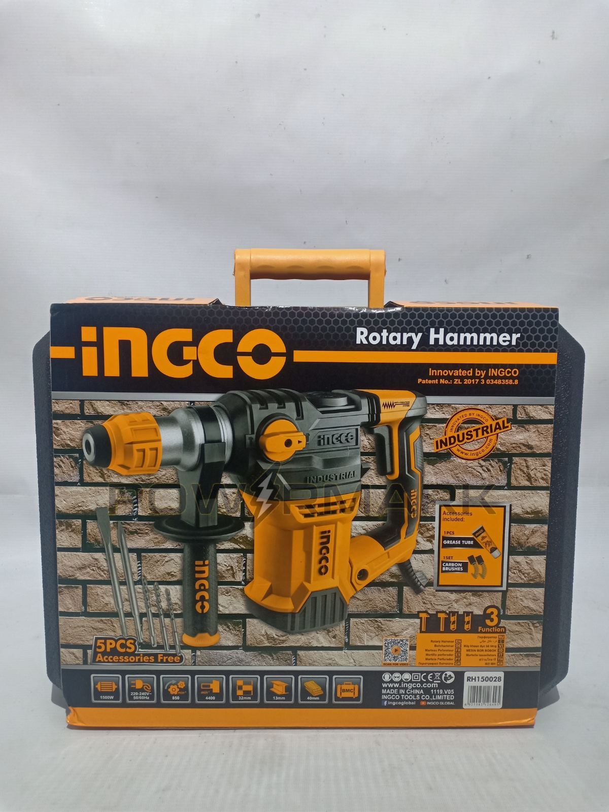 INGCO RH150028 Rotary Hammer 1500W