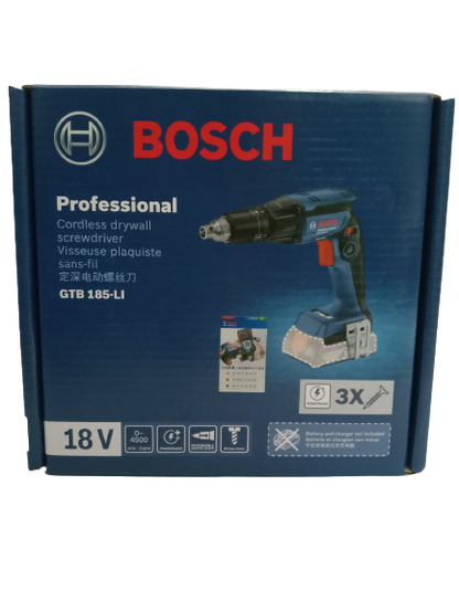 BOSCH GTB 185-LI Brushless Cordless Drywall Screwdriver (BARETOOL)