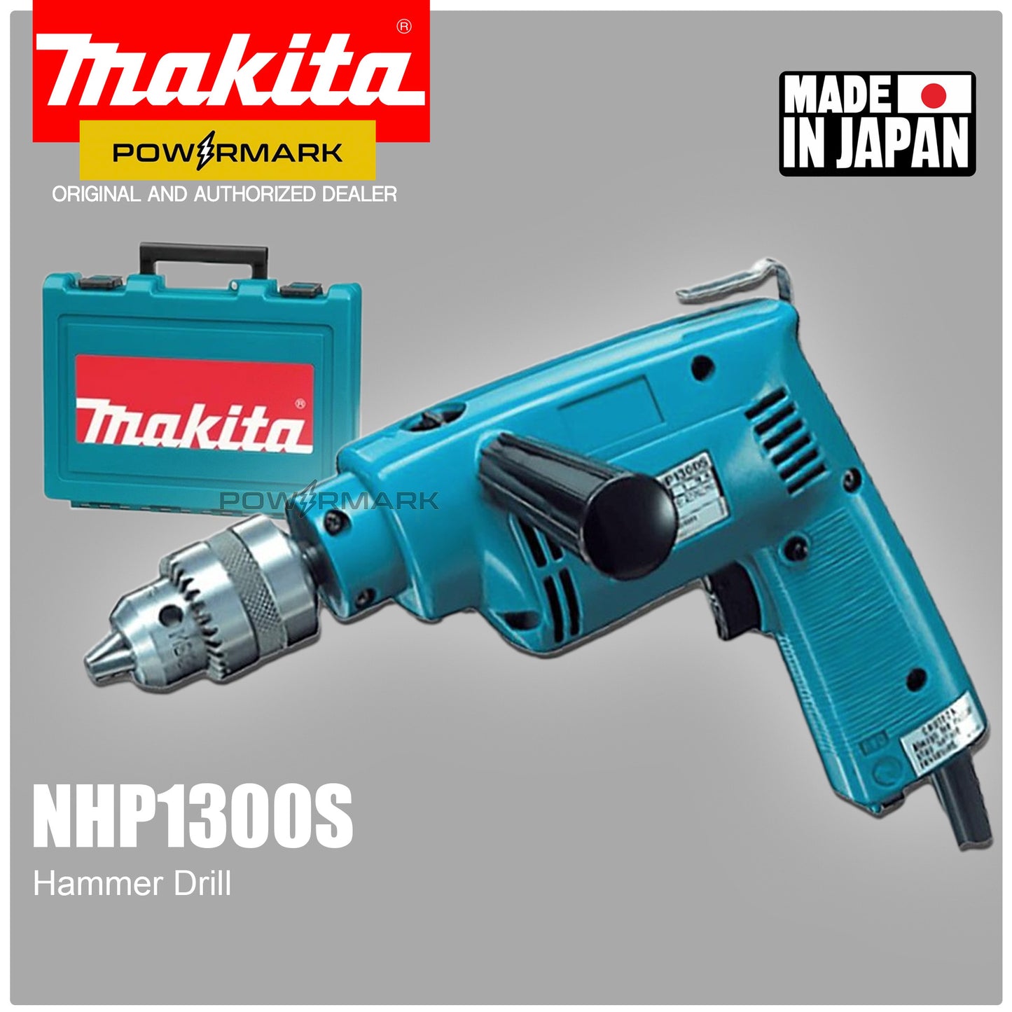 MAKITA NHP1300S Hammer Drill 430W (1/2″) Made in Japan