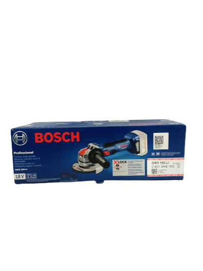 BOSCH GWX 180-Li Professional Cordless X-Lock Angle Grinder 18V (Bare tool)