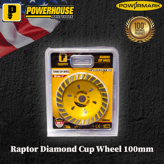 POWERHOUSE Raptor Diamond Cup Wheel 100mm