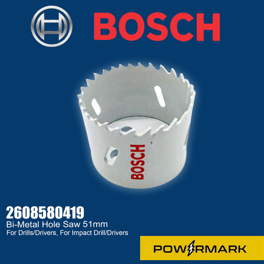 BOSCH 2608580419 HSS BiMetal Hole Saw 51mm