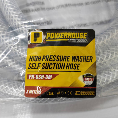 POWERHOUSE PH-SSH-3M High Pressure Washer Self-Suction Hose 3 meters