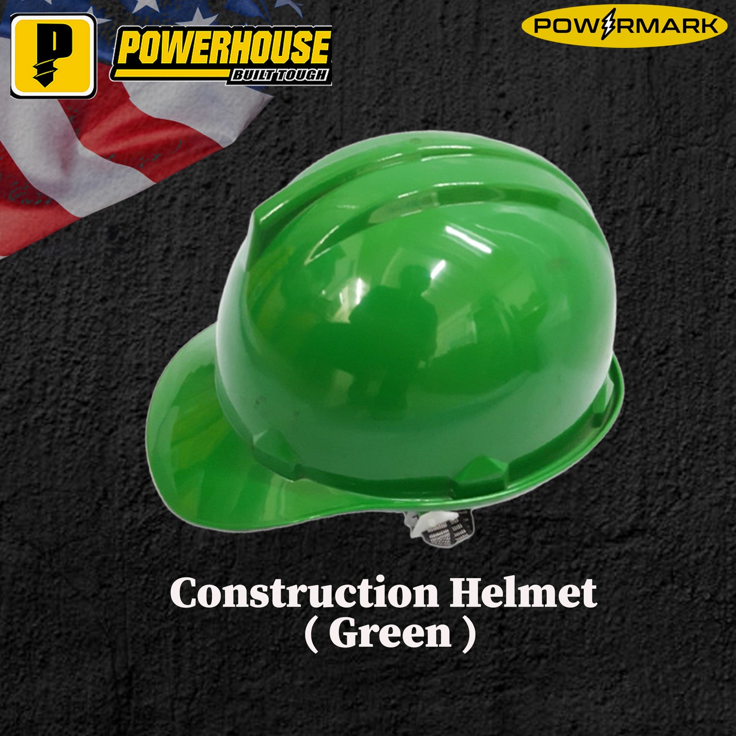 POWERHOUSE Construction Helmet (green)