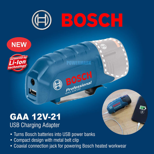 BOSCH GAA 12V-21 Charger (Solo Tool)