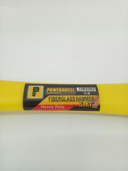 POWERHOUSE Fiber Glass Hammer 1LB