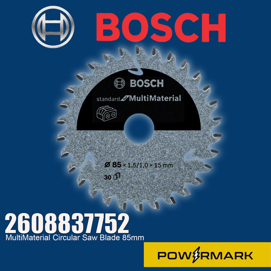 BOSCH 2608837752 MultiMaterial Circular Saw Blade 85mm