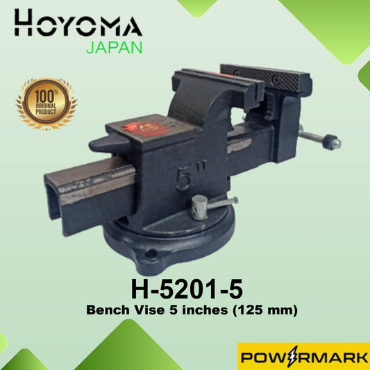 Hoyoma H-5201-5 Bench Vise 5 inches (125 mm)