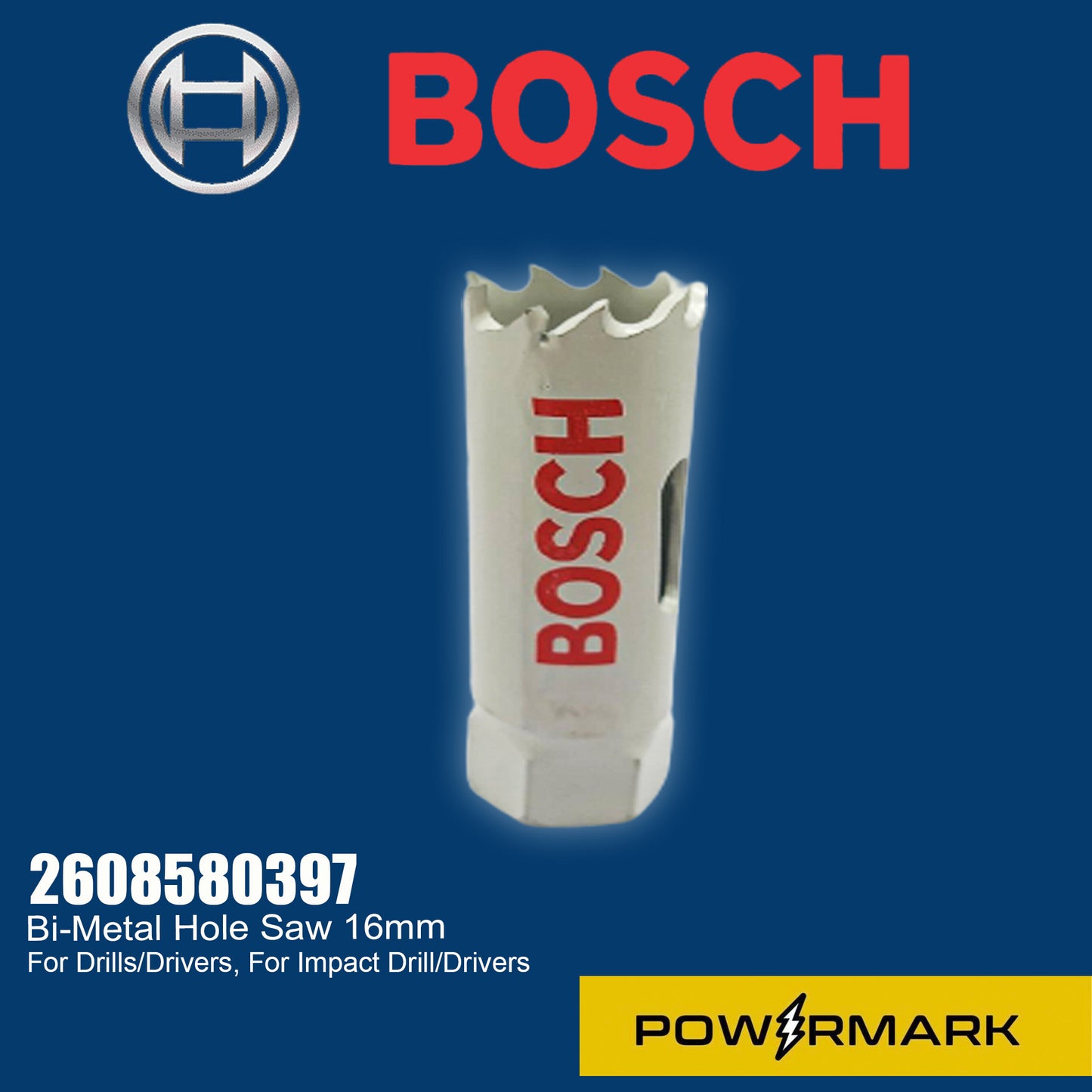 BOSCH 2608580397 Hole Saw BiM 16mm