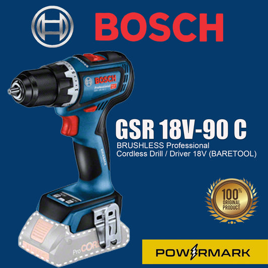 BOSCH GSR 18V-90 C BRUSHLESS Professional Cordless Drill / Driver 18V (BARETOOL)