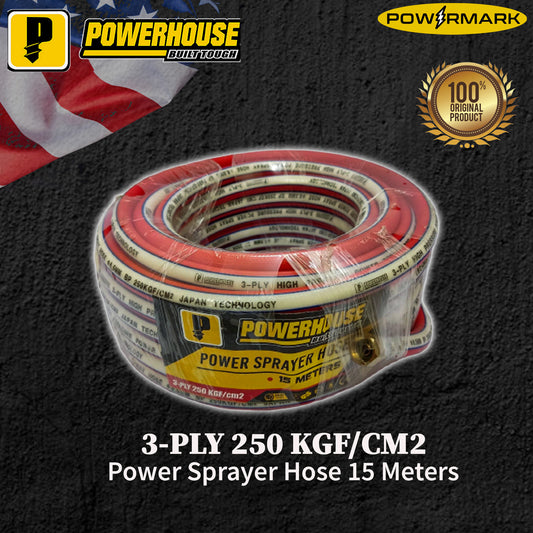 POWERHOUSE 3-PLY 250 KGF/CM2 Power Sprayer Hose 15 Meters