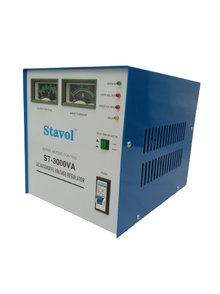 STAVOL ST-3000VA Automatic Voltage Regulator 3,000 VA AVR