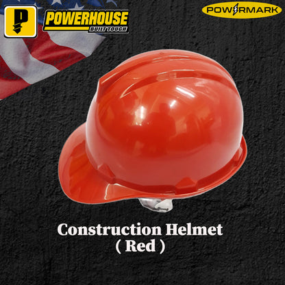 POWERHOUSE Construction Helmet (Red)