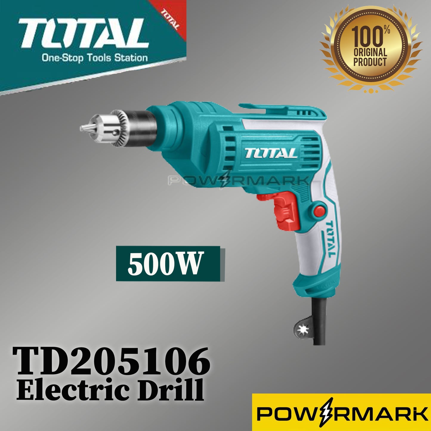 TOTAL TD205106 Electric Drill 500W