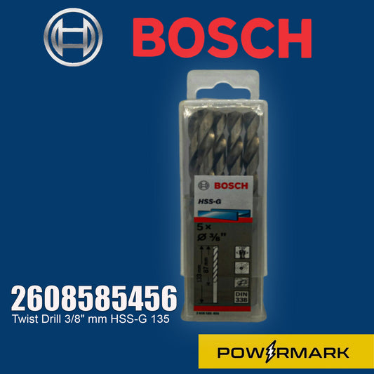 BOSCH 2608585456 Twist Drill 3/8" mm HSS-G 135