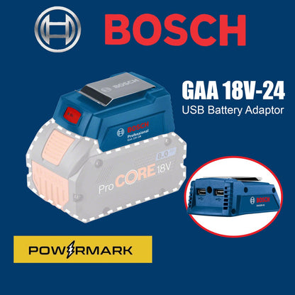 BOSCH GAA 18V-24 USB Battery Adaptor (Solo Tool)