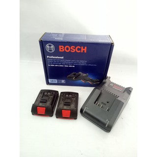 BOSCH 2x GBA 18V 2.0Ah + GAL 18V-40 Battery Pack Starter Kit 18V