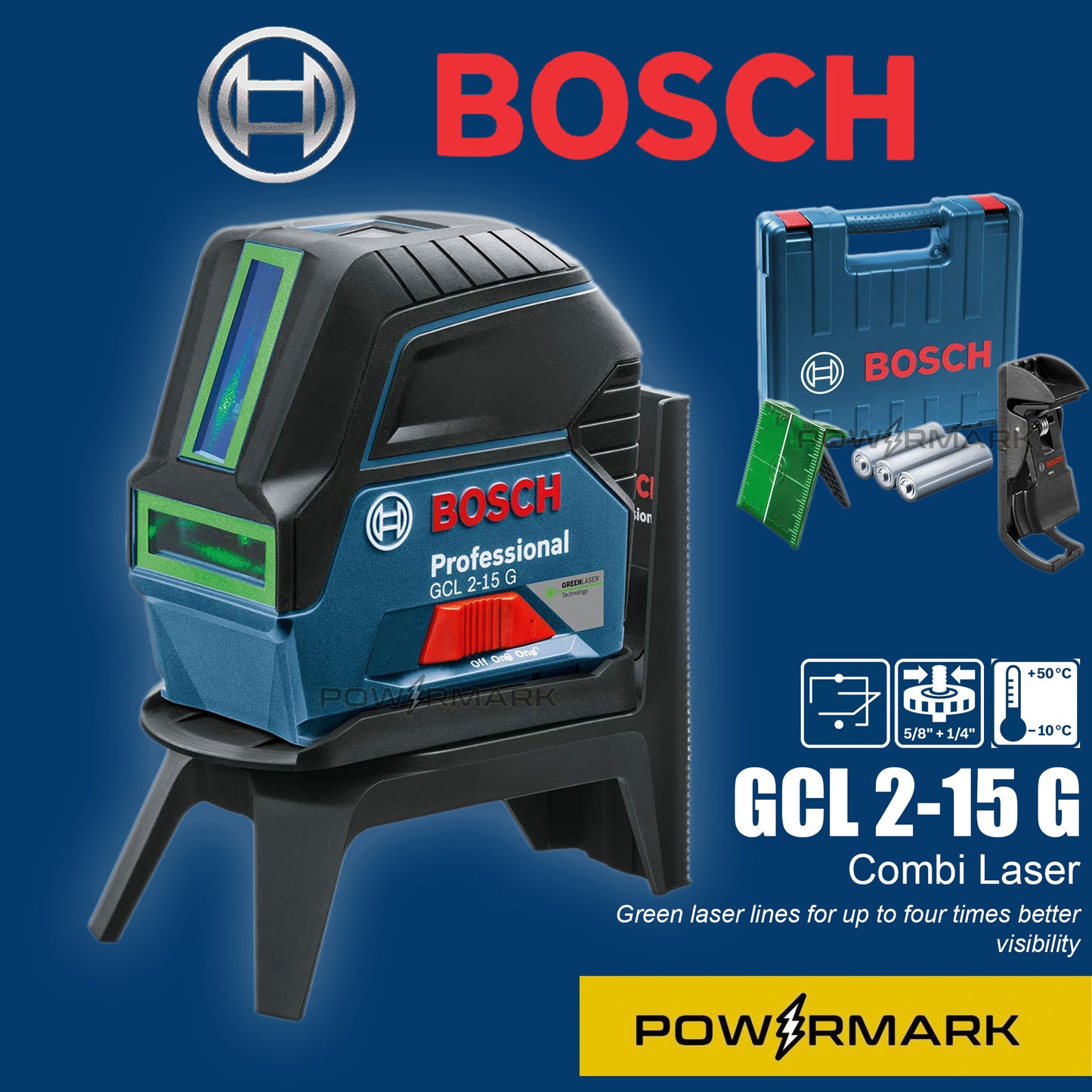 BOSCH GCL 2-15 G Green Line Laser