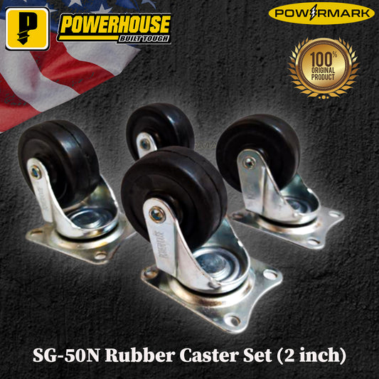 POWERHOUSE SG-50N Rubber Caster Set (2 inch)