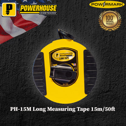 POWERHOUSE PH-15M Long Measuring Tape 15m/50ft