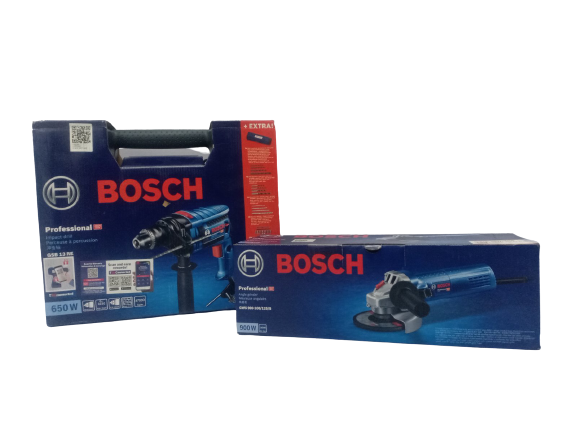 [BUNDLE] BOSCH BOSCH GSB 13 RE (Wrap) Impact Drill + BOSCH GWS 900-100 Angle Grinder