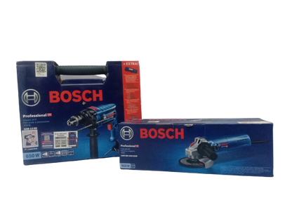 [BUNDLE] BOSCH BOSCH GSB 13 RE (Wrap) Impact Drill + BOSCH GWS 900-100 Angle Grinder