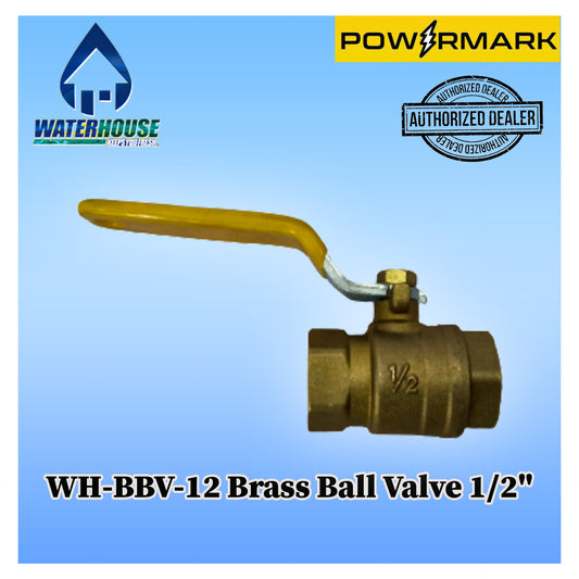 WATERHOUSE WH-BBV-12 Brass Ball Valve 1/2"