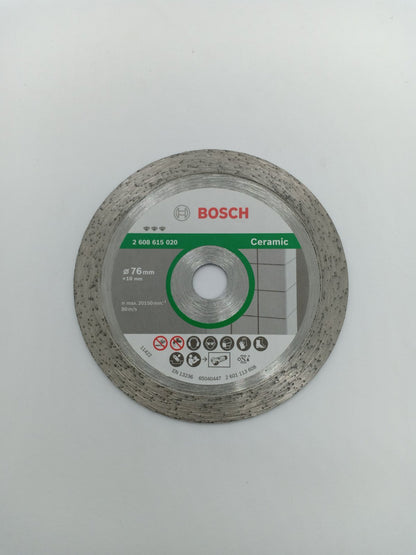 BOSCH 2608615020 Best for Ceramic Diamond Cutting Disc for GWS 12V-76 76 mm x 10 mm