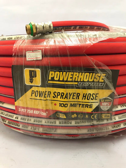 POWERHOUSE 3-PLY 250 KGF/CM2 Power Sprayer Hose 100 Meters