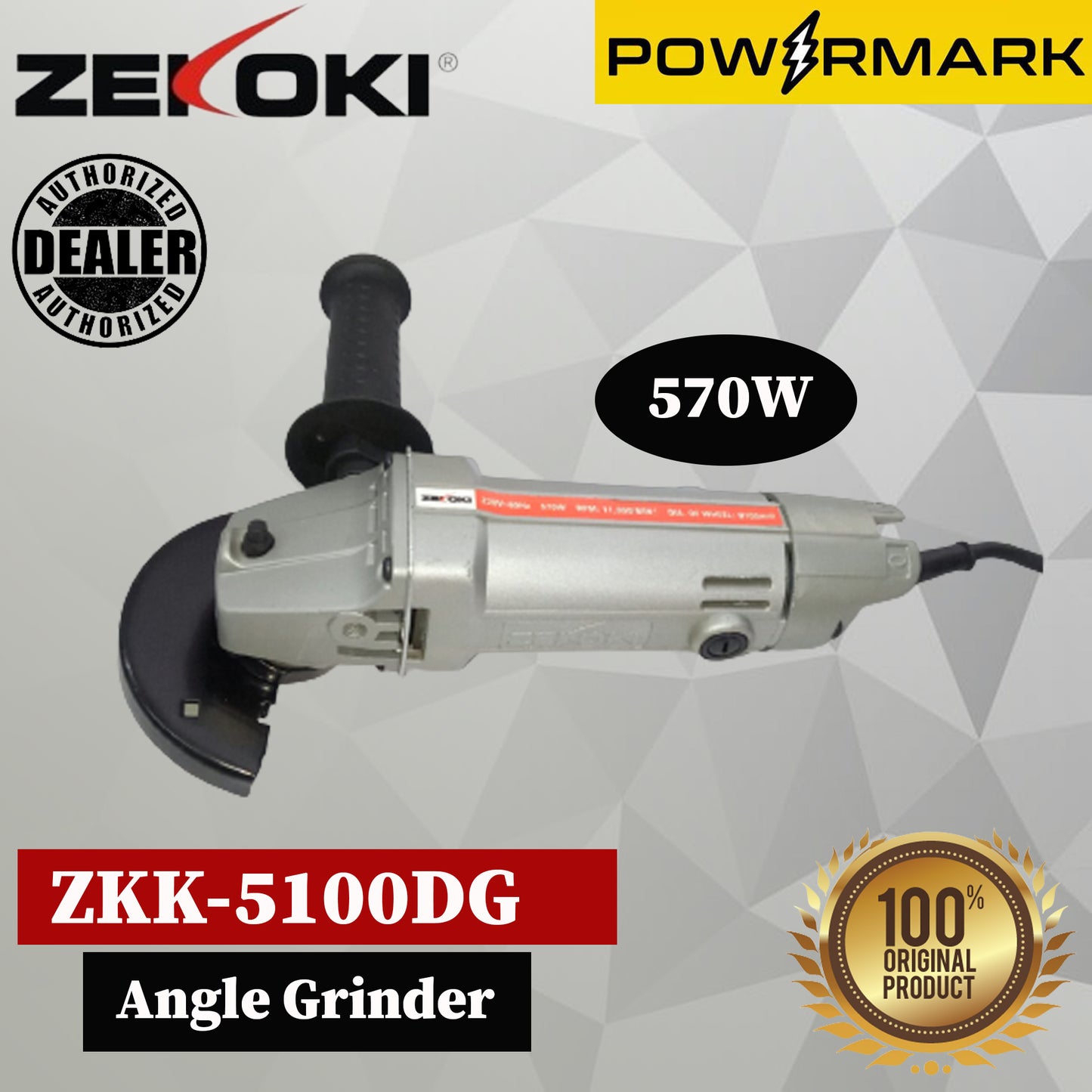 ZEKOKI ZKK-5100DG Angle Grinder 570W