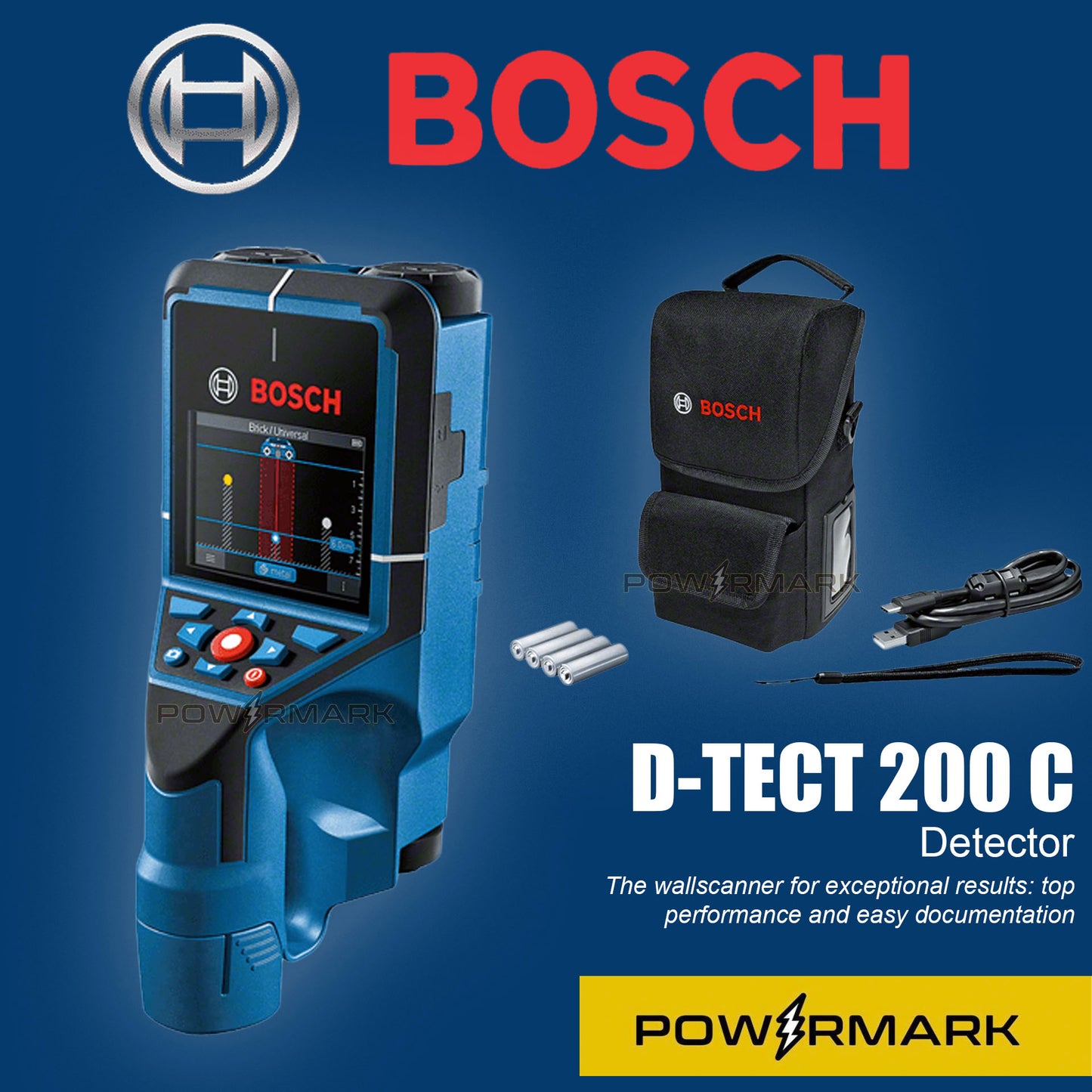 BOSCH D-tect 200 C Professional Wallscanner