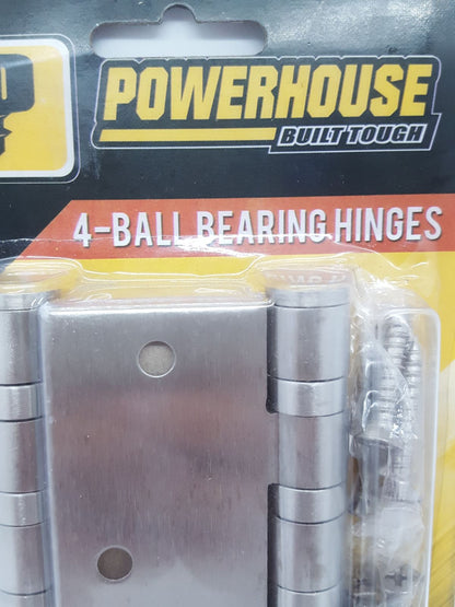 POWERHOUSE 4-Ball Bearing Hinges 3.5" x 3.5