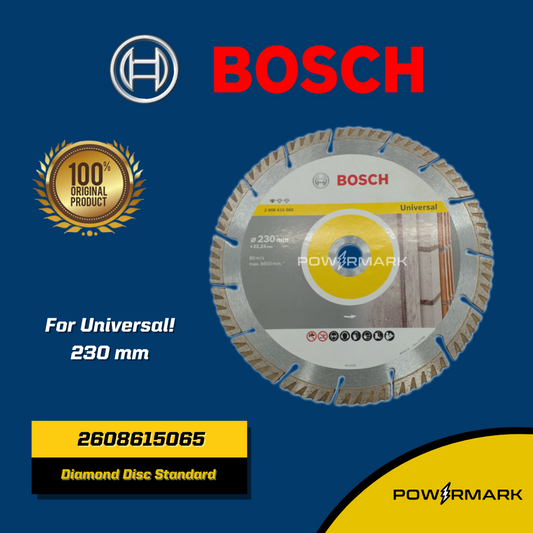 BOSCH 2608615065 Diamond Disc Standard for Universal 230 mm