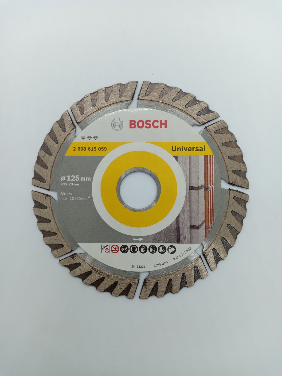 BOSCH 2608615059 Diamond Cutting Blade Standard for Universal 125 mm