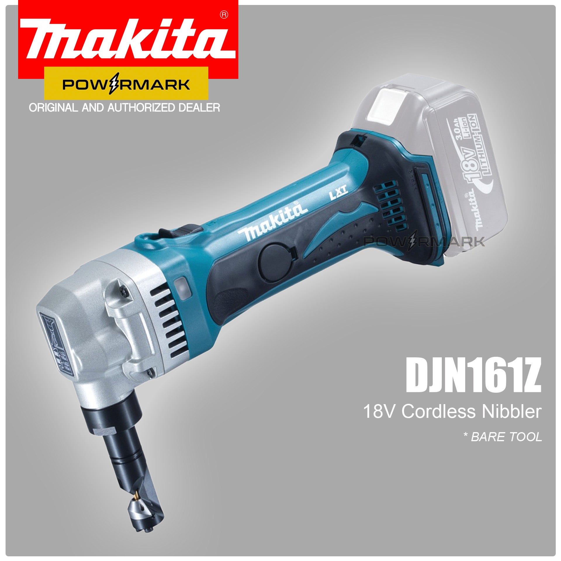MAKITA DJN161Z Cordless Nibbler 18V LXT® Li-Ion [Bare Tool] (16 Ga) Ma ...