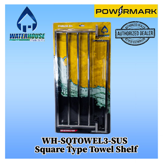 WATERHOUSE WH-SQTOWEL3-SUS Square Type Towel Shelf